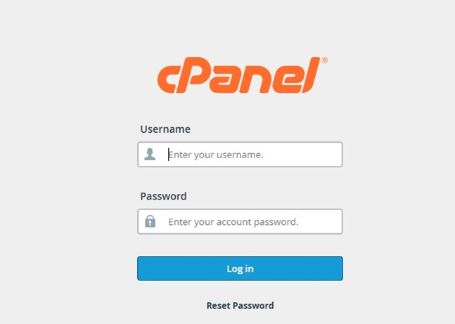 Login window