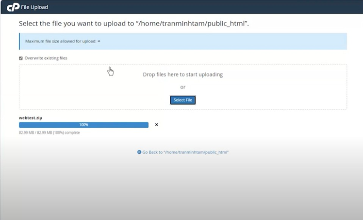 processing upload