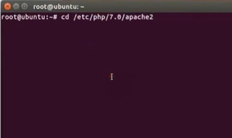 configuring php directory