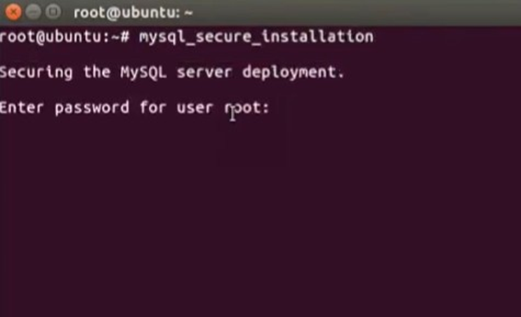 configuring MySQL